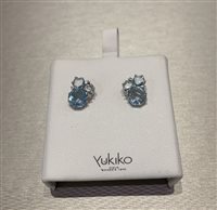 Orecchini Yukiko Donna Topazio Naturale in Oro bianco Topazio 3.6 Ct ERD2215Y